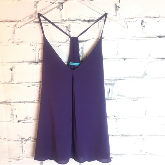 Alice + Olivia Tops - ALICE & OLIVIA 100% Silk Georgette Top